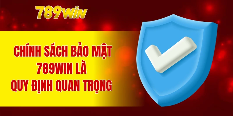 Chính sách bảo mật 789WIN là quy định quan trọng tại nhà cái